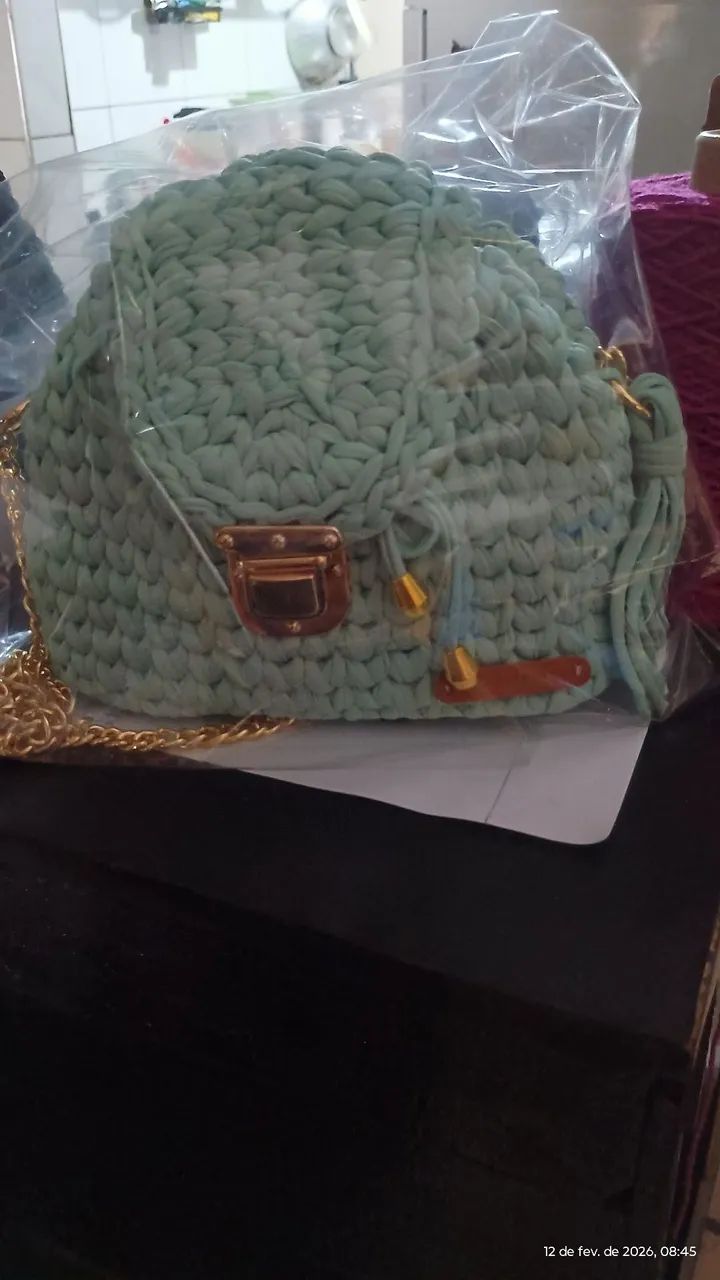 Lindas bolsas de crochê  - Foto 2