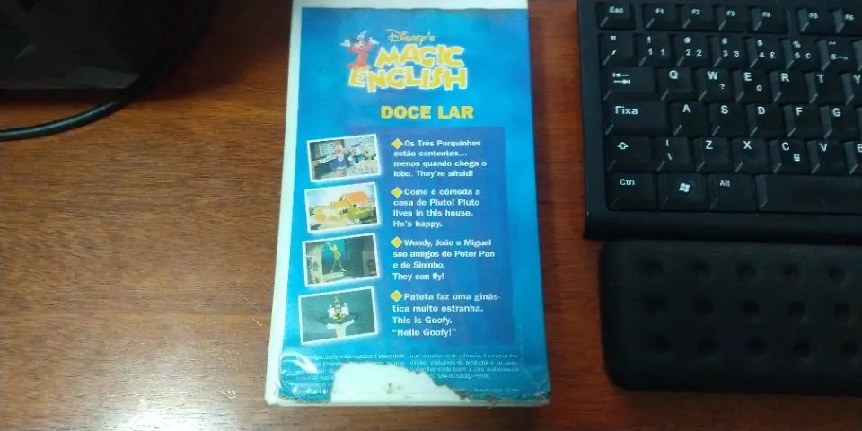Fita VHS - Disney Magic English - Vol 4 - Doce Lar - Foto 2