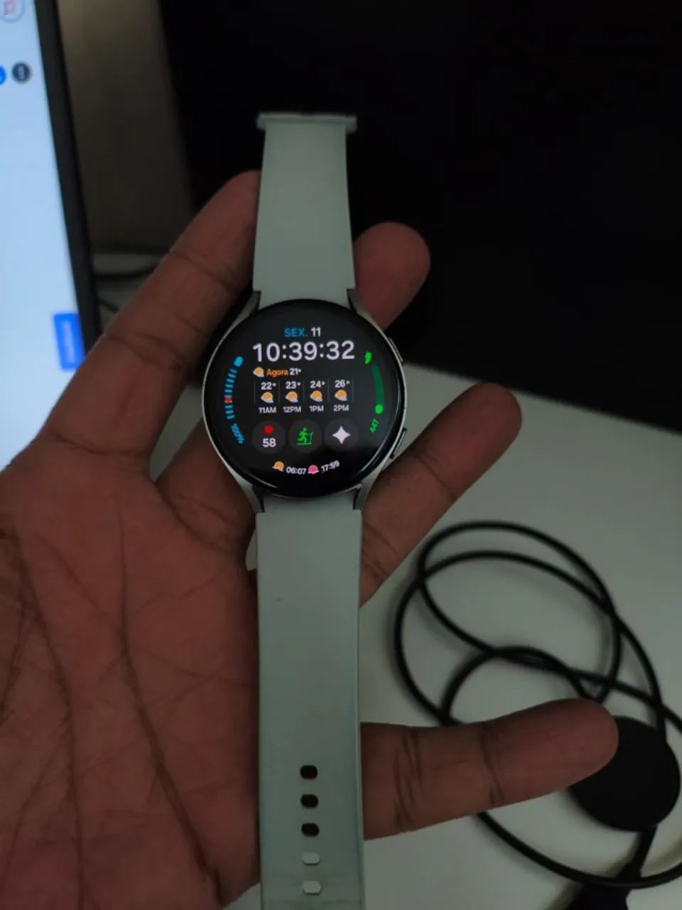 Samsung Galaxy Watch 4 44mm ? Excelente estado e funcionando perfeitamente - Foto 4