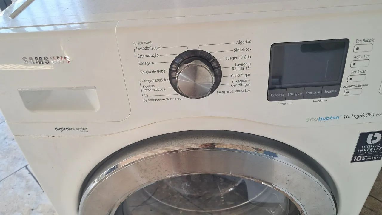 Lava e seca Samsung 10kg 110vts  - Foto 3