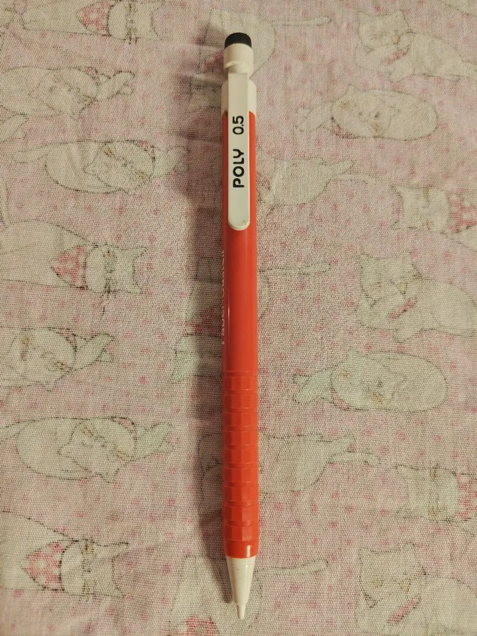 Lapiseira antiga Poly 0.5 vermelha 