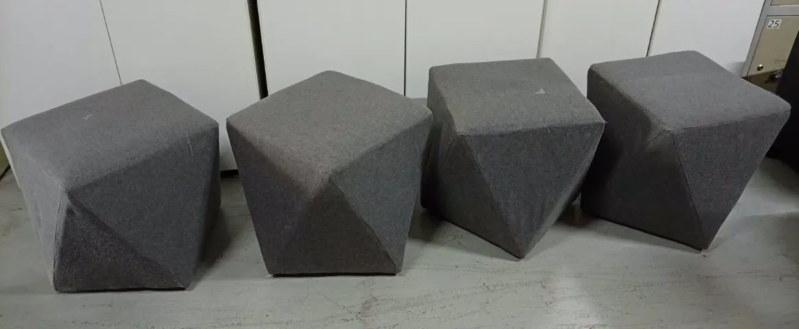 Puff geométrico - Tok&Stok - Foto 4