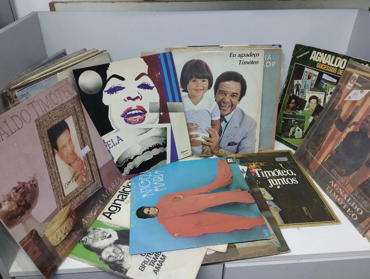 Discos de vinil Aguinaldo Timóteo e Angela Maria! - Foto 2