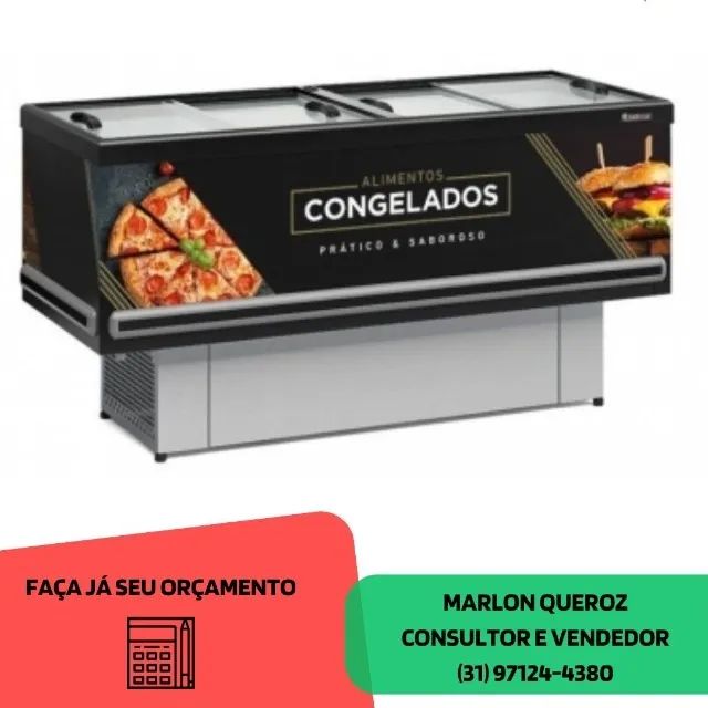 Ilha de Congelados 2M Gelopar 220v