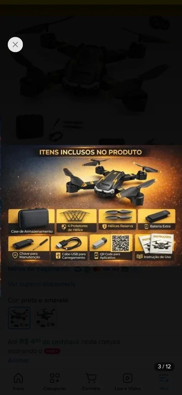 Mini drone promoção dia das crianças - Foto 3
