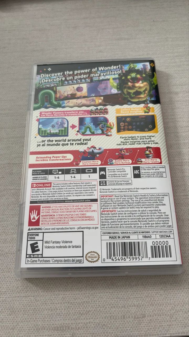 Mário Wonder Switch  - Foto 3