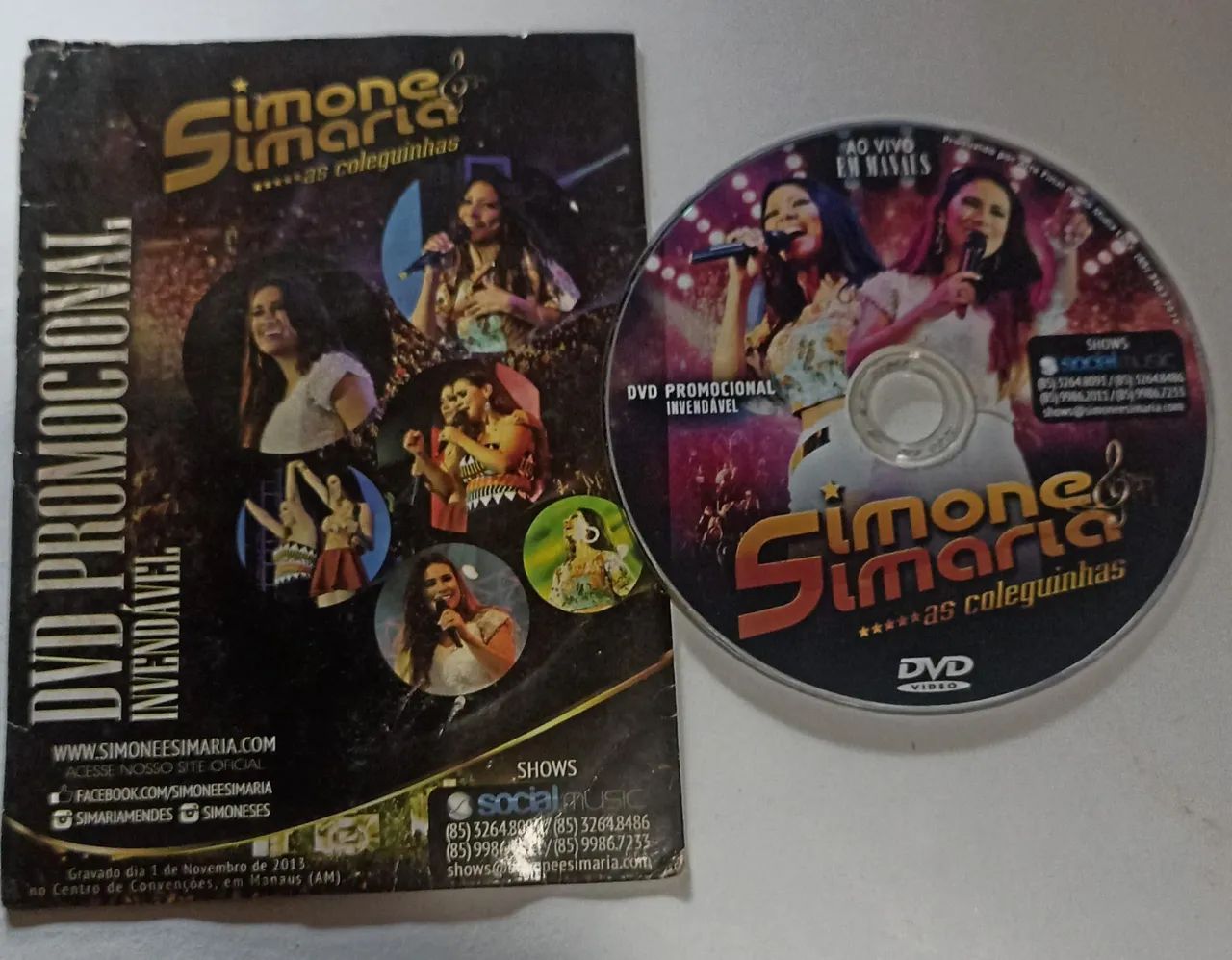 DVD CD Simone e Simaria ao vivo Manaus - Foto 2