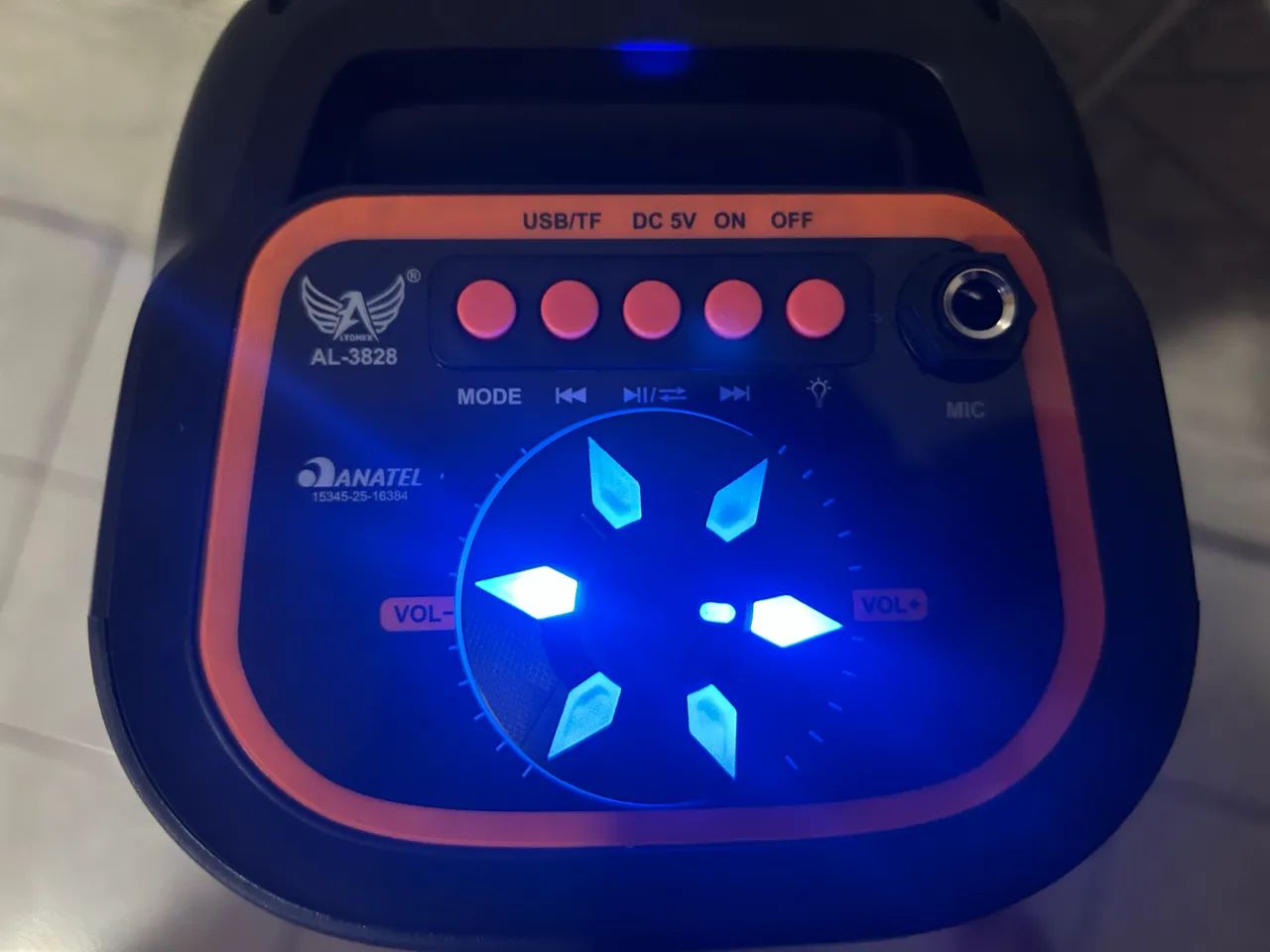 CAIXA DE SOM ALTOMEX AL-3828 50W - BLUETOOTH + ENTRADA PARA MICROFONE - Foto 4