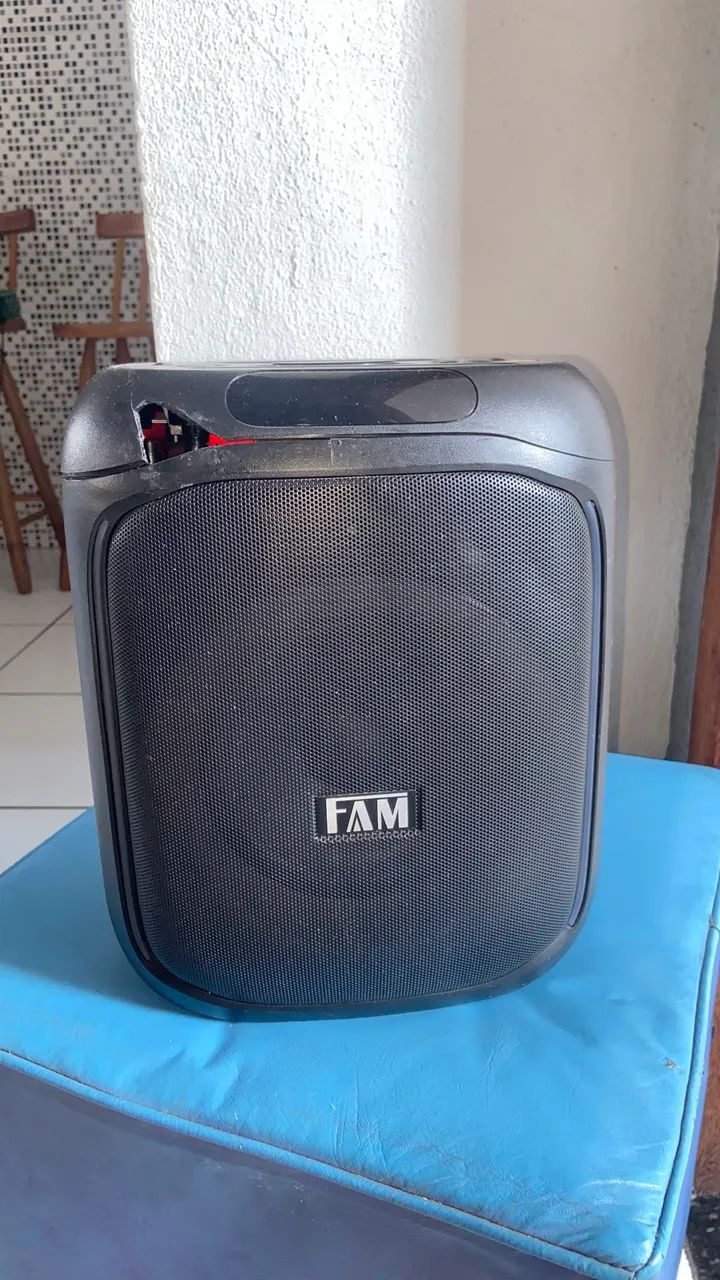 Caixa de som da FAM
