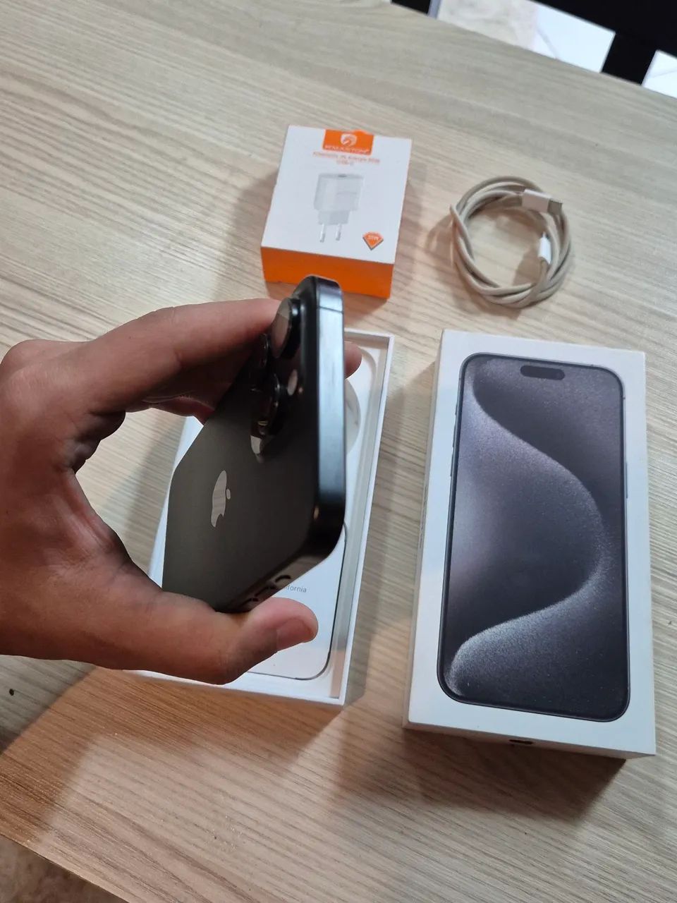 Iphone 15 Pro Max - Titânio Black - 256gb (Seminovo) - Foto 5