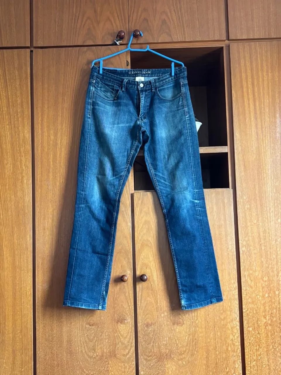 3) calça jeans masculina element denim tam usa 32x34 (br 44)