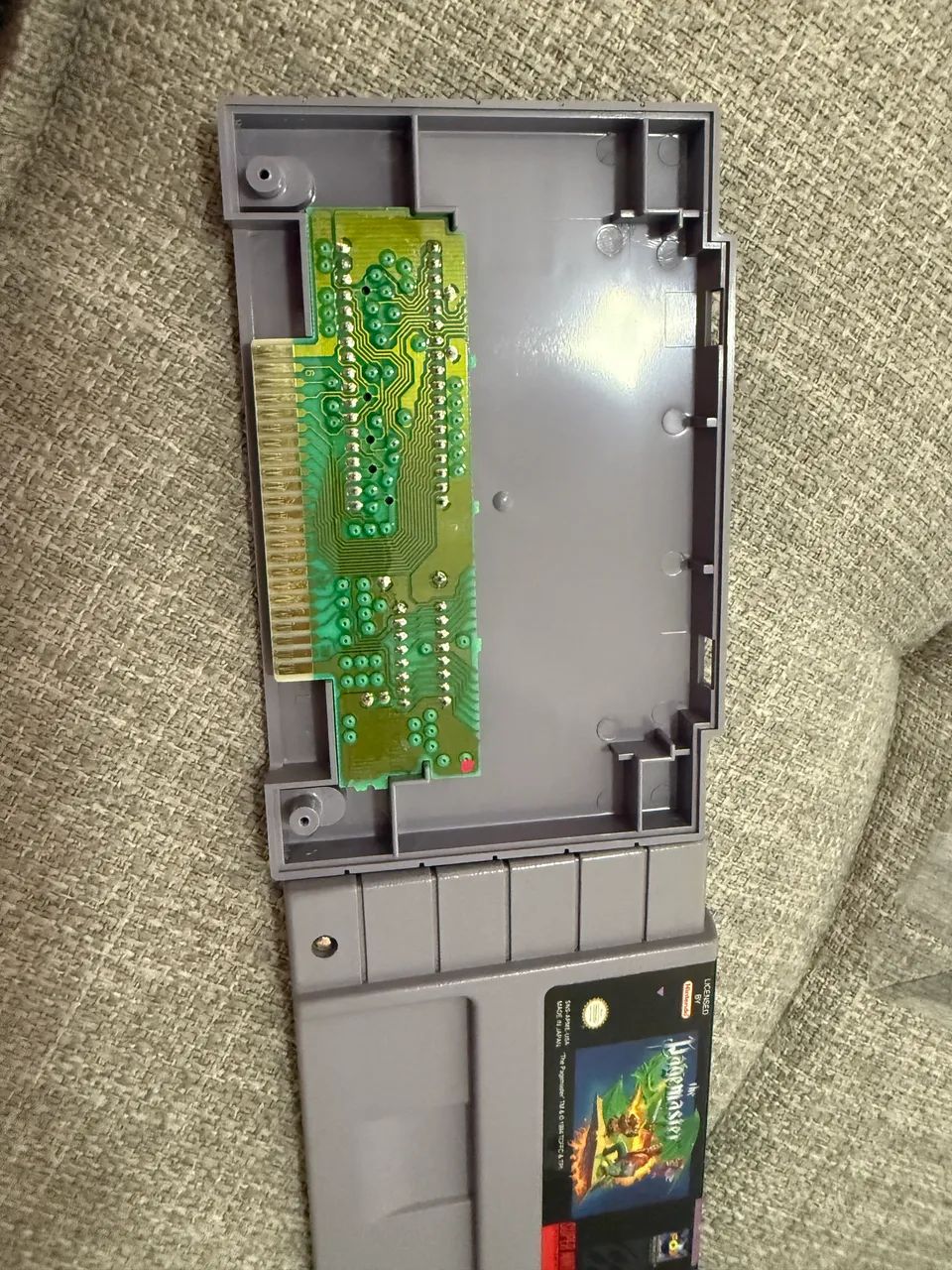 Snes - The Pagemaster Original - Super Nintendo - Peças e