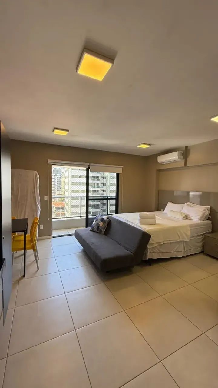 Vendo Apto Studio Mobiliado no Edifício Time na 2° quadra da Praia de Ponta Verde - Foto 2