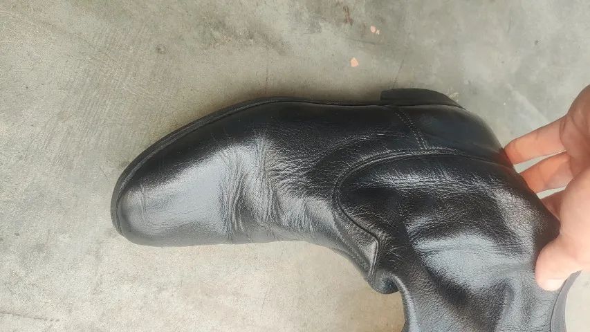 Bota de Couro (produção artesanal) - Foto 5