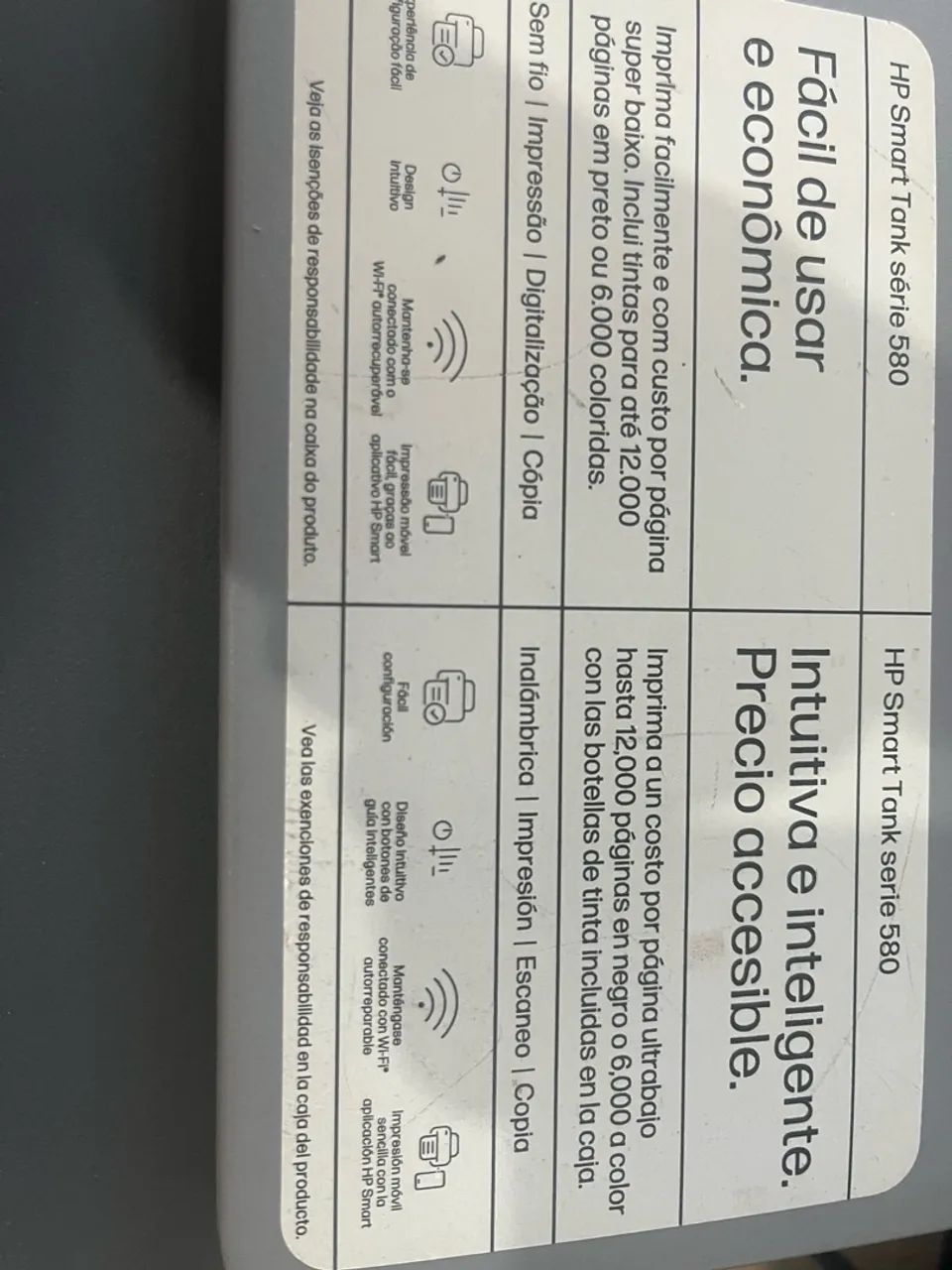 Impressora HP tank 581 - Foto 2