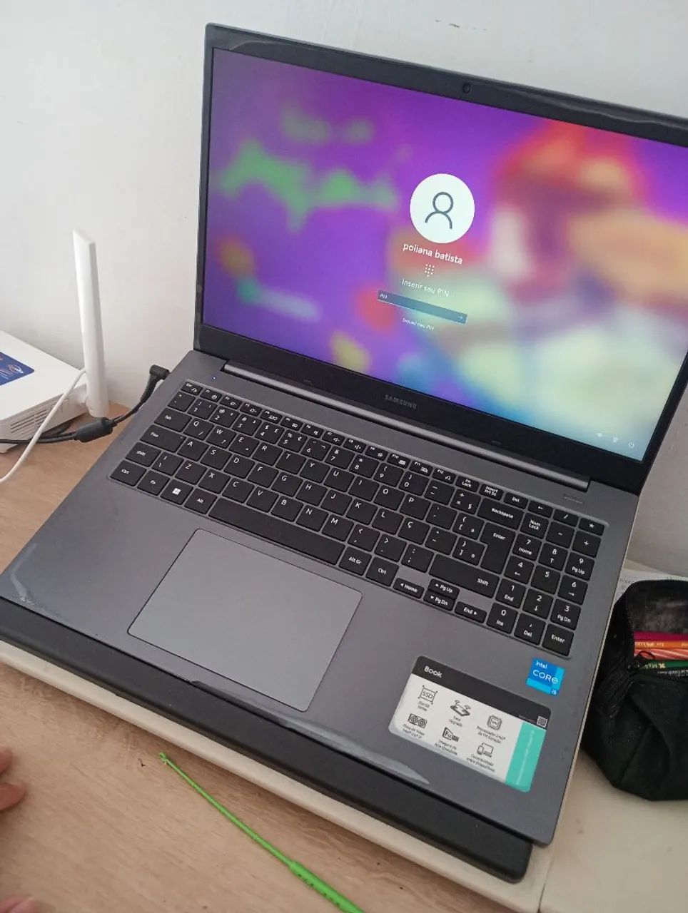 Notebook Samsung book SSD 256 