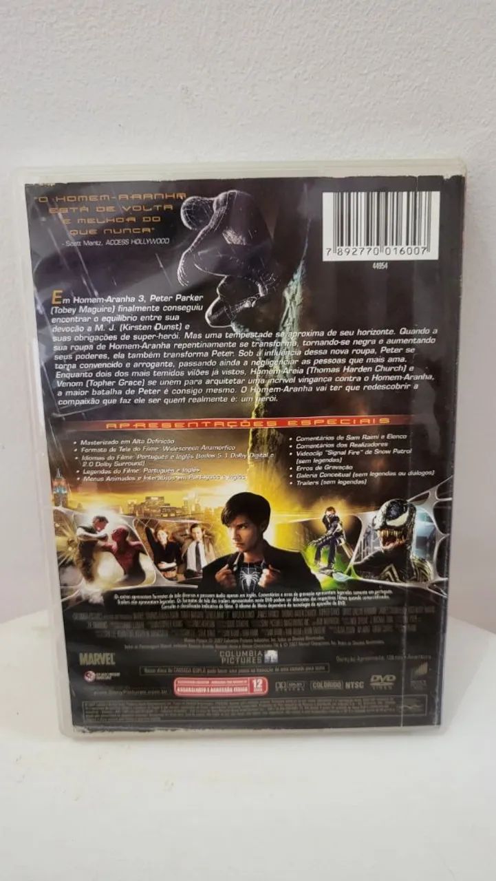 Dvd homem aranha 3 - Foto 2