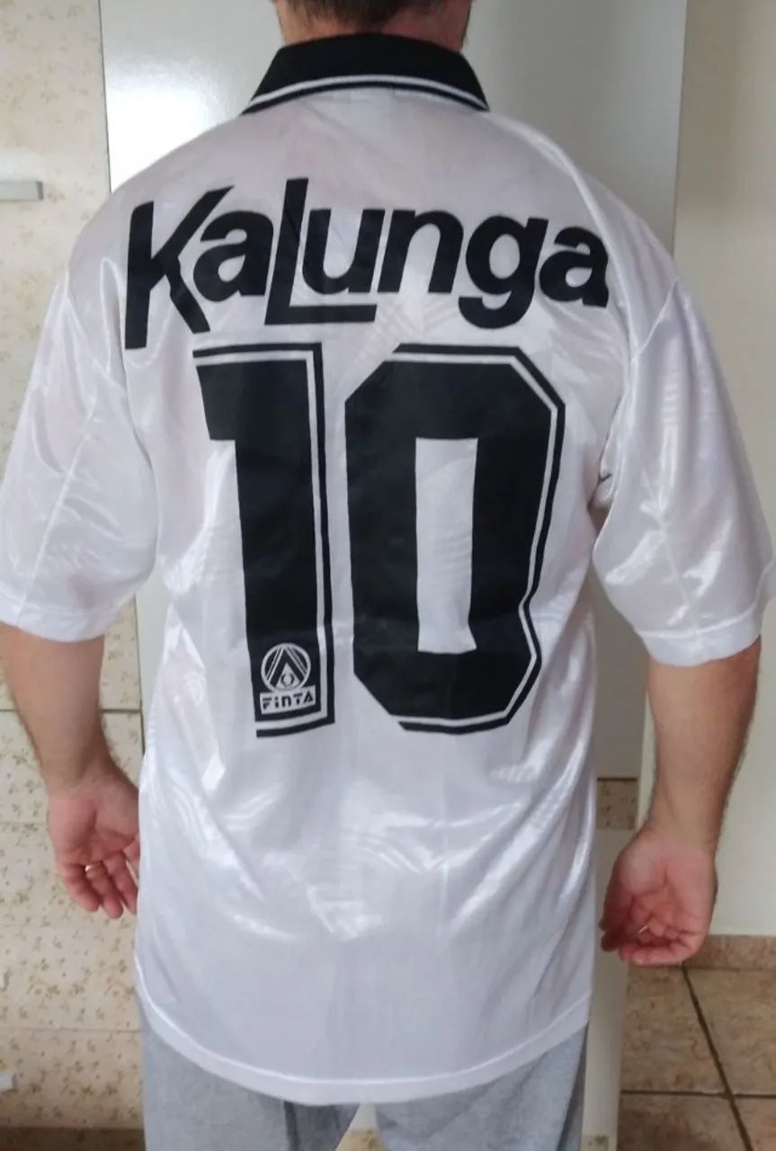 camisa corinthians 1990 original de época autografada - Foto 3