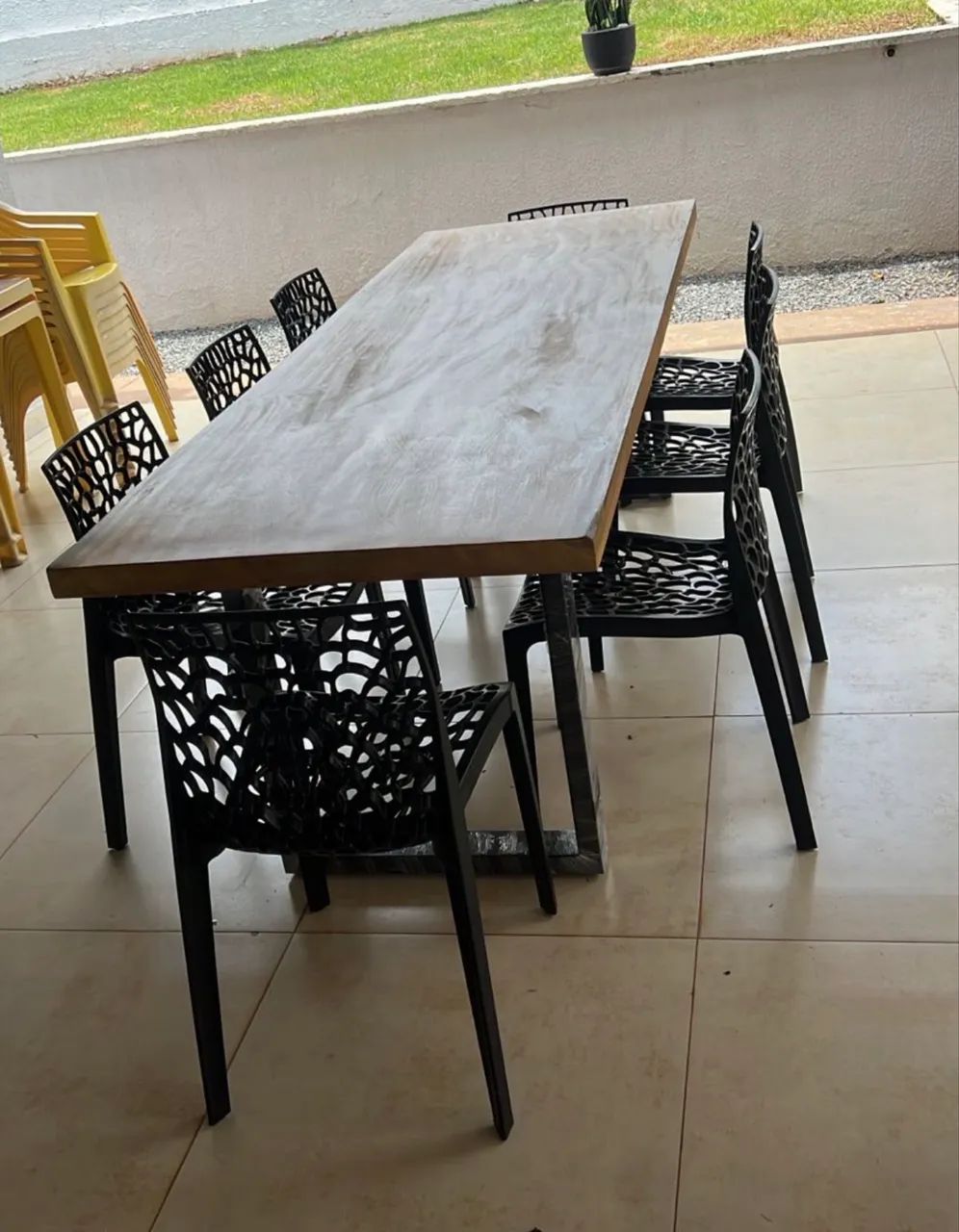 Mesa rústica 