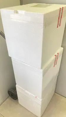 Caixa de isopor 44 litros
