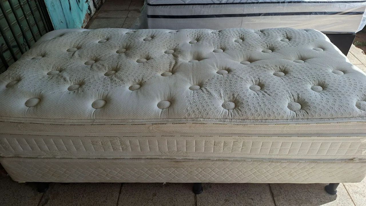 Cama box solteirão colchão simons molas ensacadas  - Foto 3