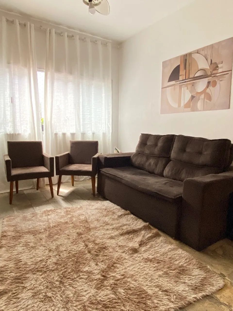 SOFÁ RECLINÁVEL + 2 POLTRONAS + PUFF DE BRINDE - R$ 500 - Foto 3