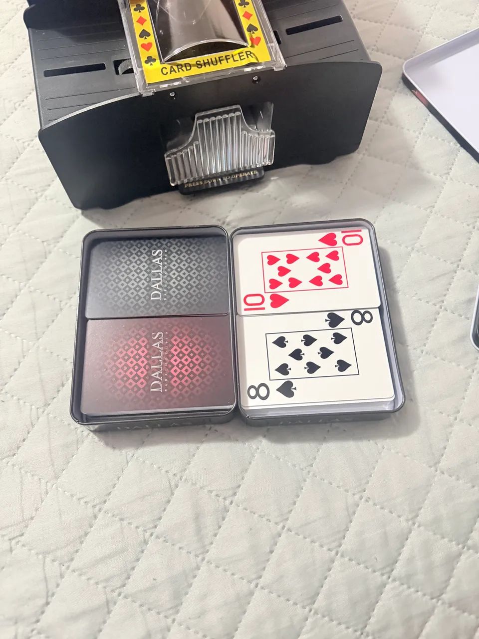 Embaralhador automático de cartas com 2 baralhos Dallas  - Foto 3