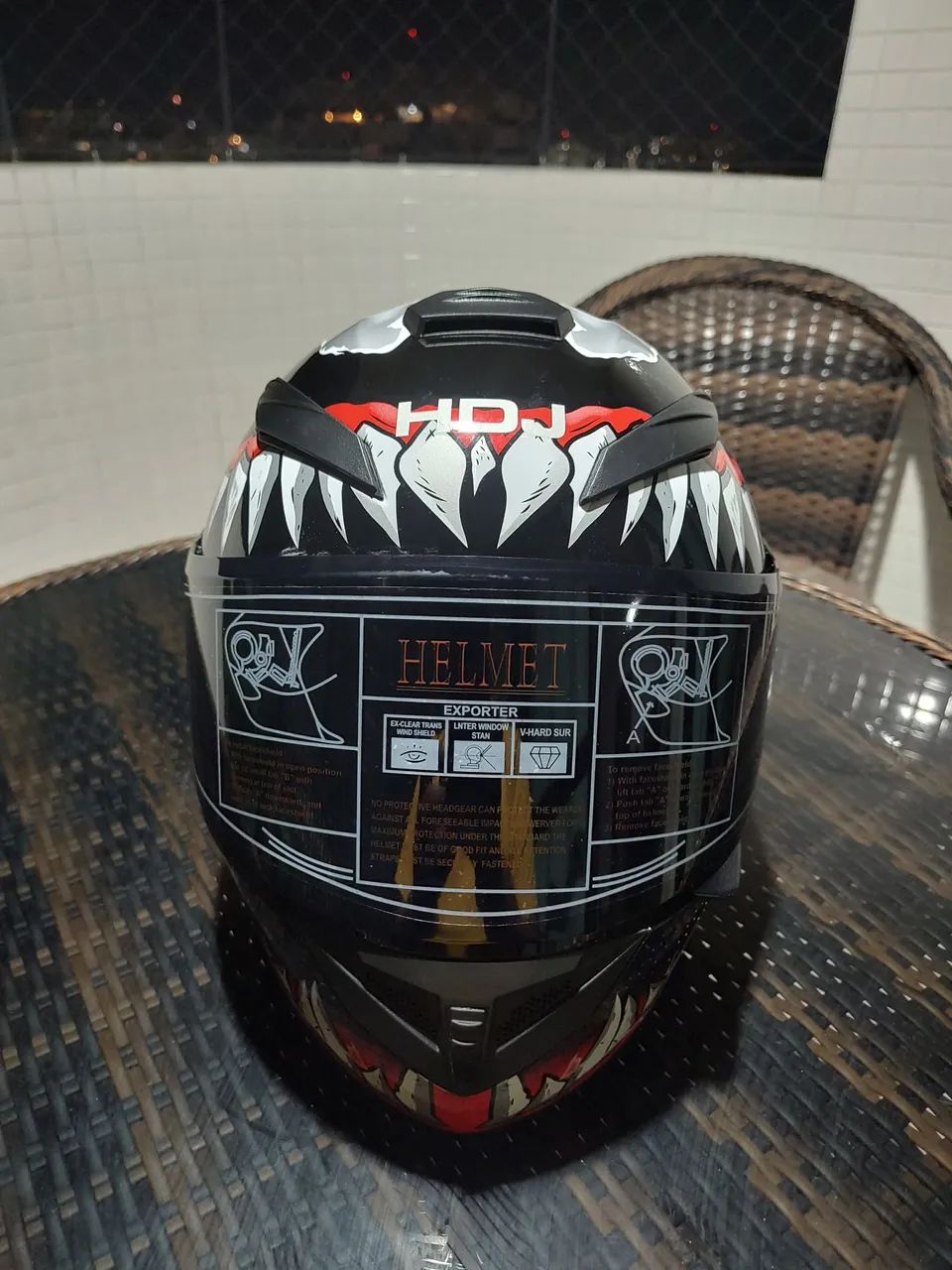 Capacete  HJD Venom - Foto 3