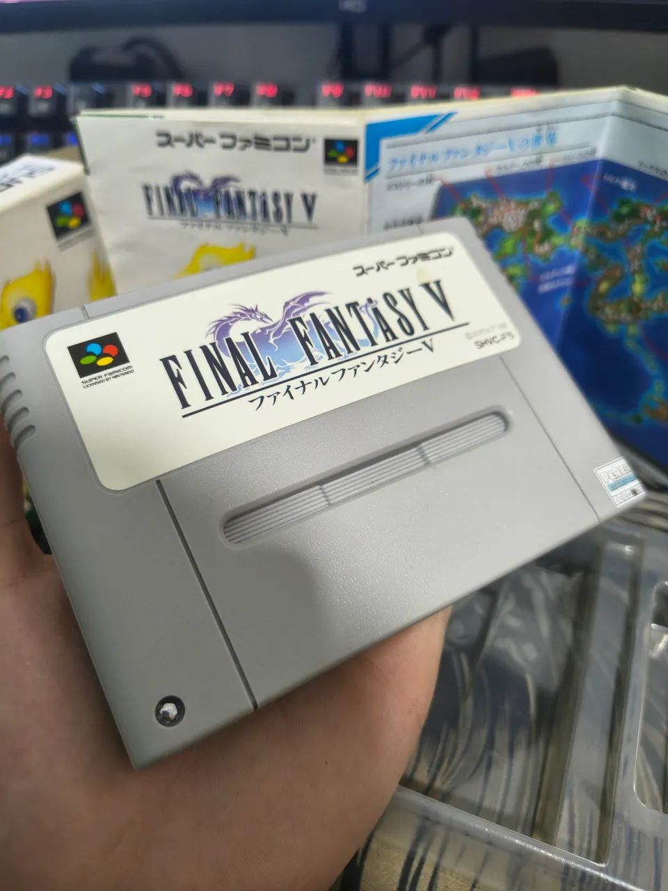 Final Fantasy V - Super Famicom (SFC) COMPLETO CIB - Jogos de