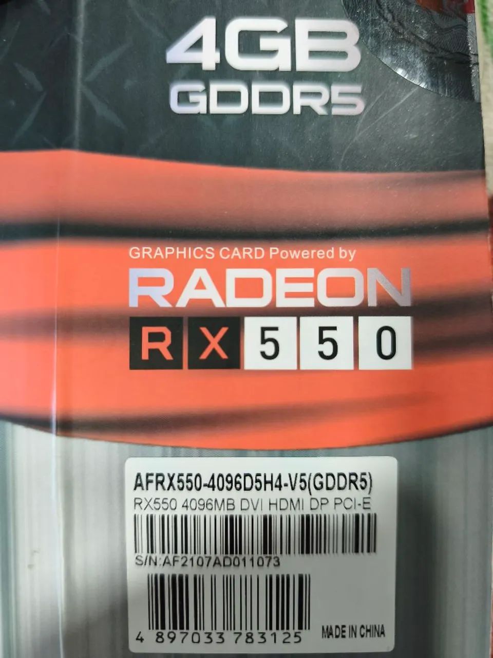 Placa de Video AMD GX550 4G DDR5  - Foto 5