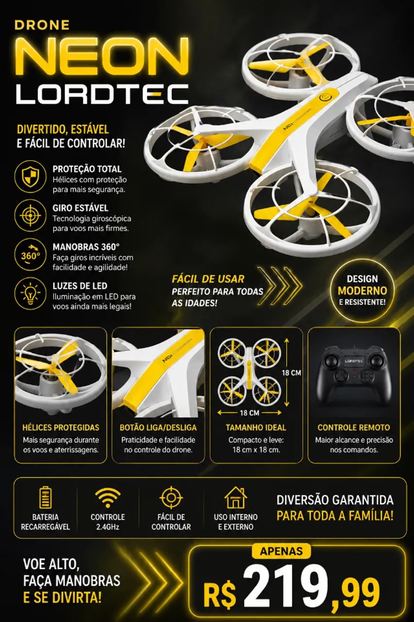 DRONE NEON LORDTEC
