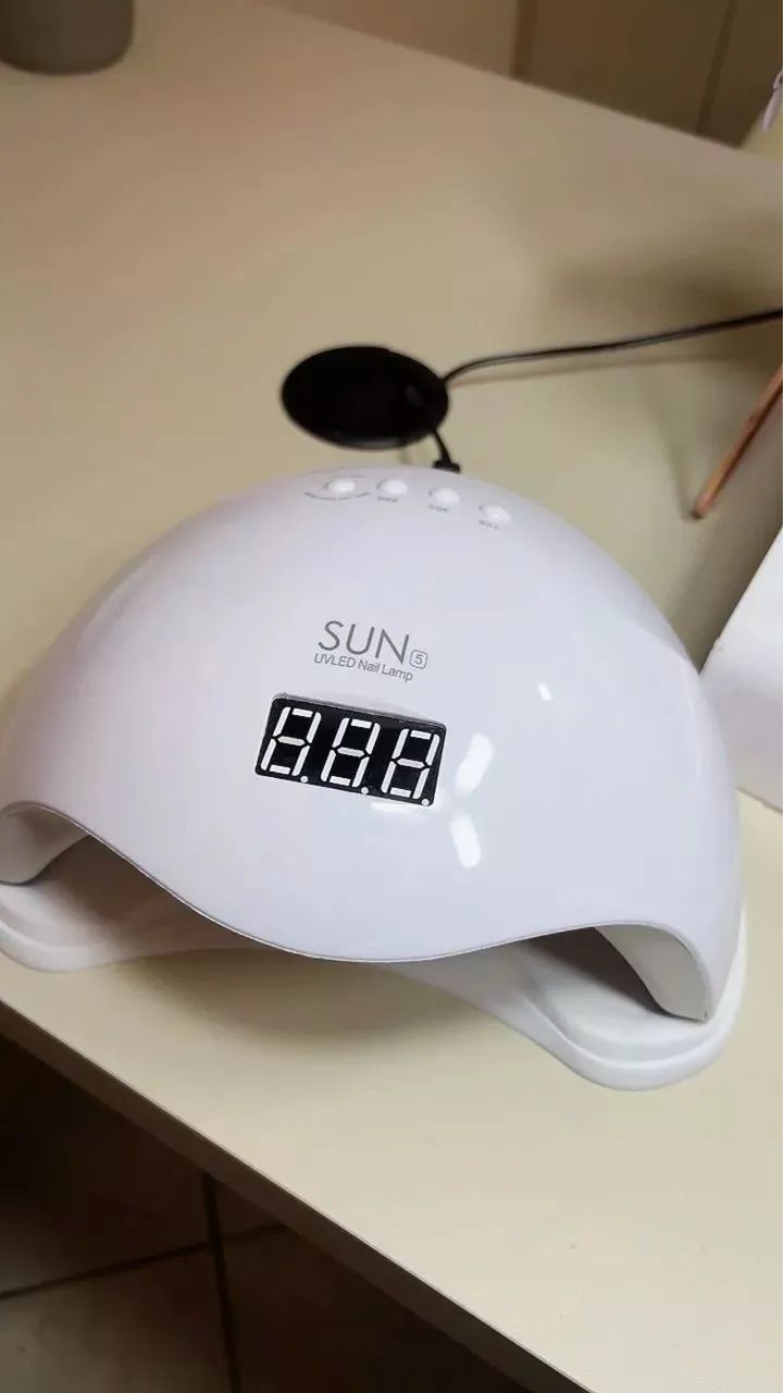 COMBO Cabine LED/UV SUN + Apoio de Braço para Manicure - Kit Completo ? - Foto 2