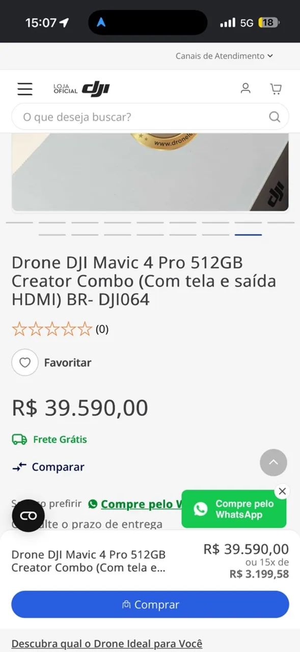 DJI Mavic 4 Pro Creator Combo 512GB - Foto 5