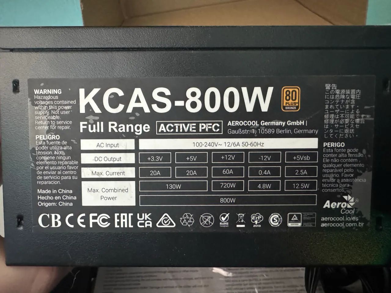 Fonte KCAS 800w - Foto 2