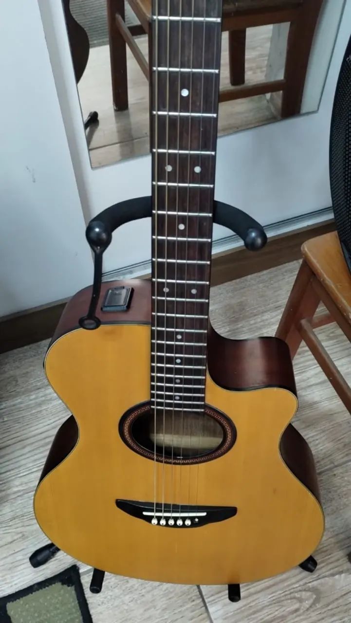 Violao yamaha apx3 zero com case - Foto 5