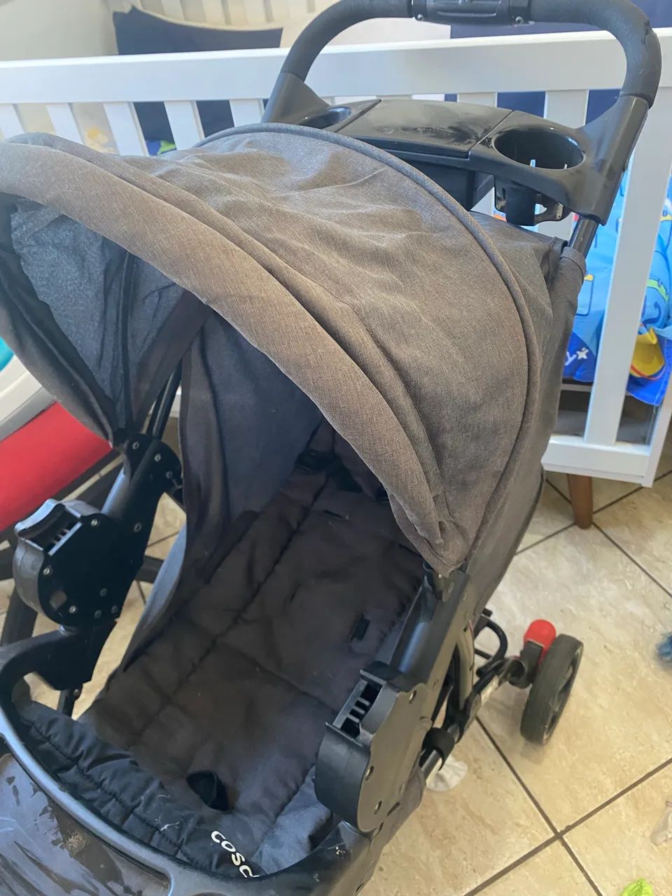 Kit carrinho e bebê conforto Cosco  - Foto 4