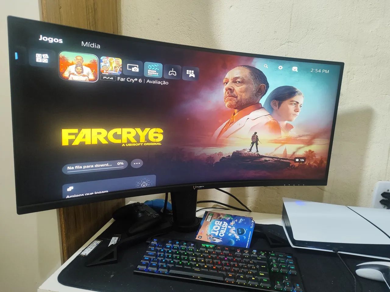 Monitor curvo 34 polegadas husky tempest aceito cartão! - Foto 2