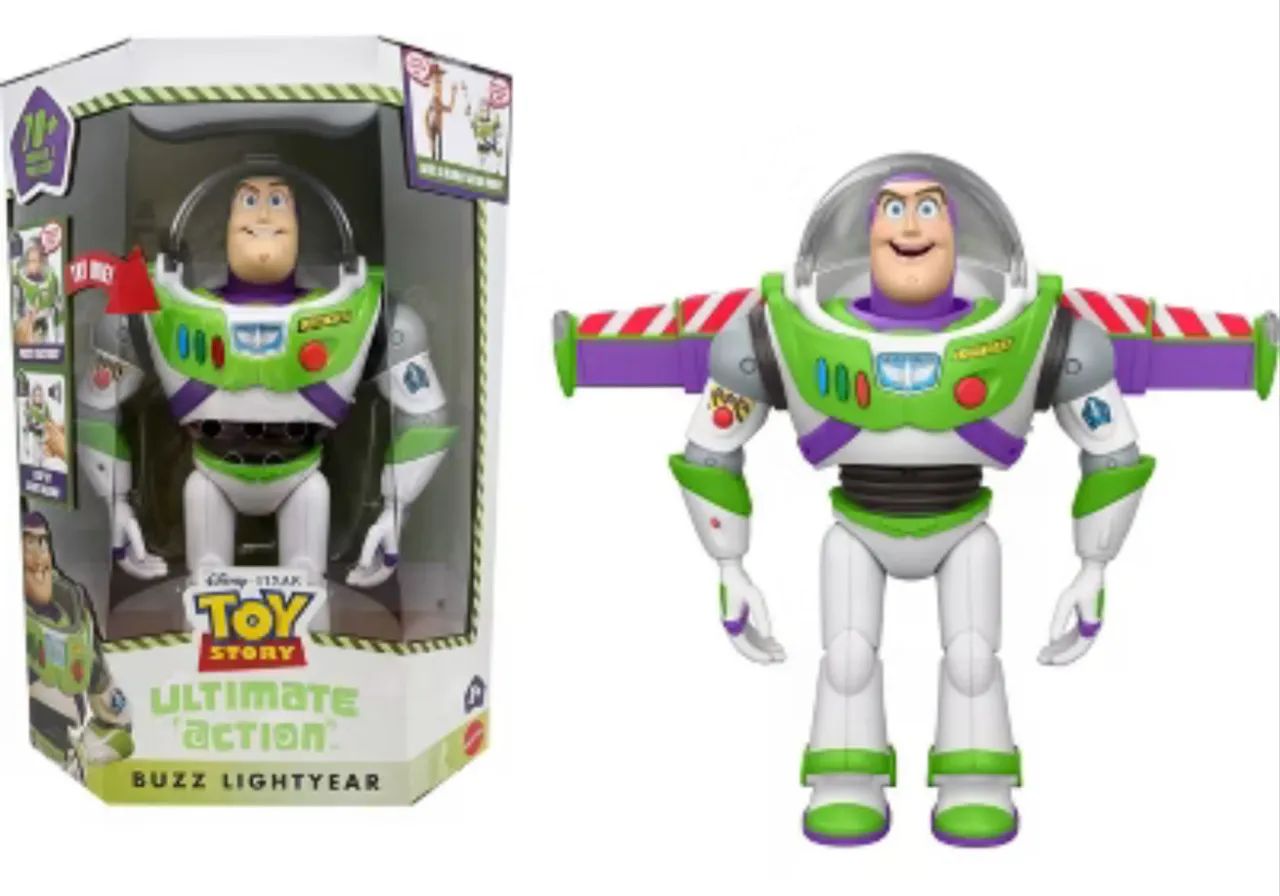 Buzz Lightyear animatrônico toy story 