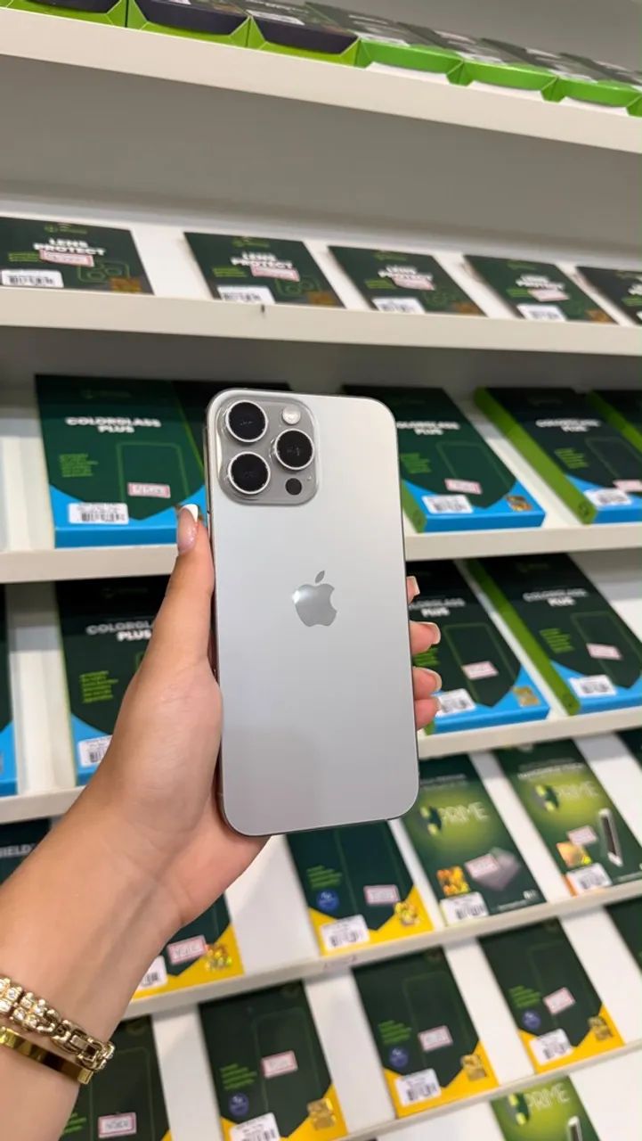 iPhone 16 PRO MAX - titânio natural 256GB - 