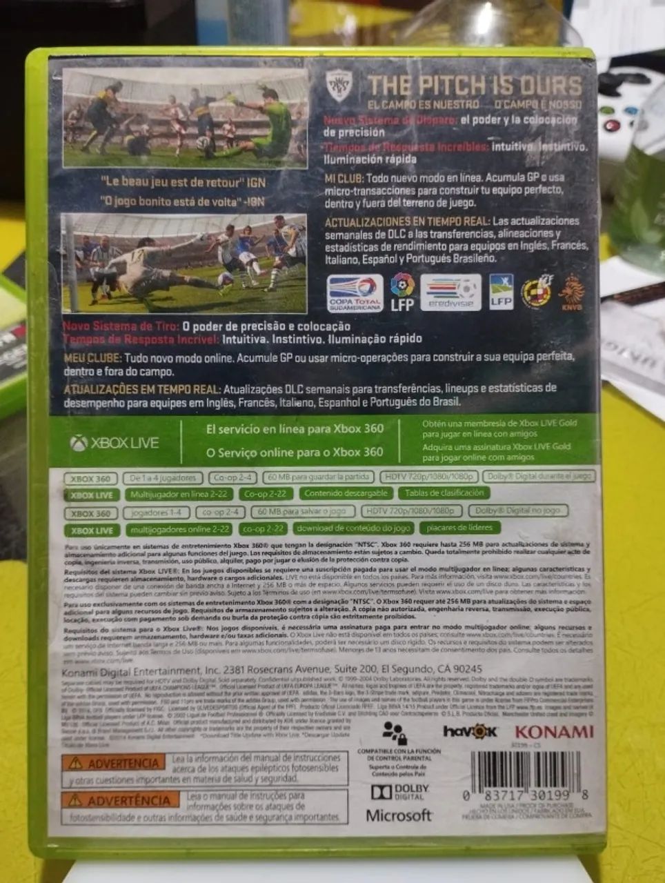 Pes 2015 Xbox 360 mídia física original  - Foto 3