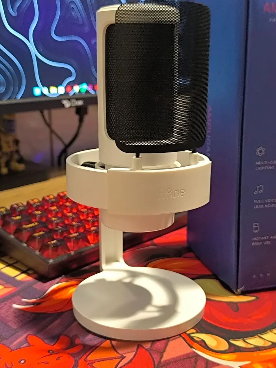 Microfone RGB Fifine Ampligame A8 - Foto 2