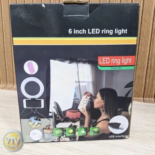 Ring Light Com Tripé e Suporte de Celular + Entrega Grátis  - Foto 2