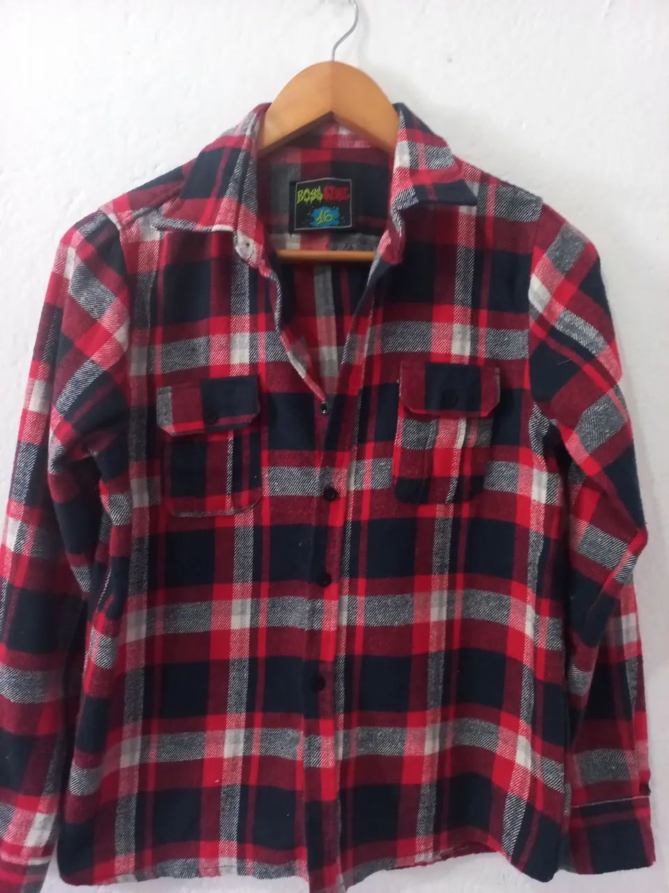 Blusa Xadrez Flanelada 16 anos