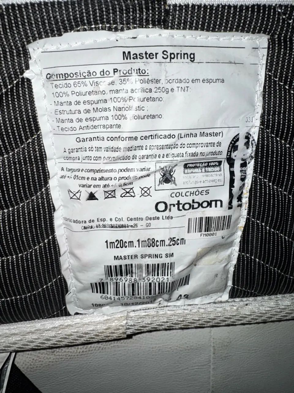 CAMA SOLTEIRÃO ORTOBOM MASTER SPRING - Foto 4