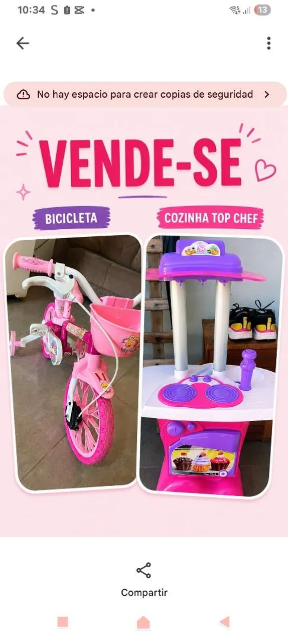 Cocina y bicicleta 