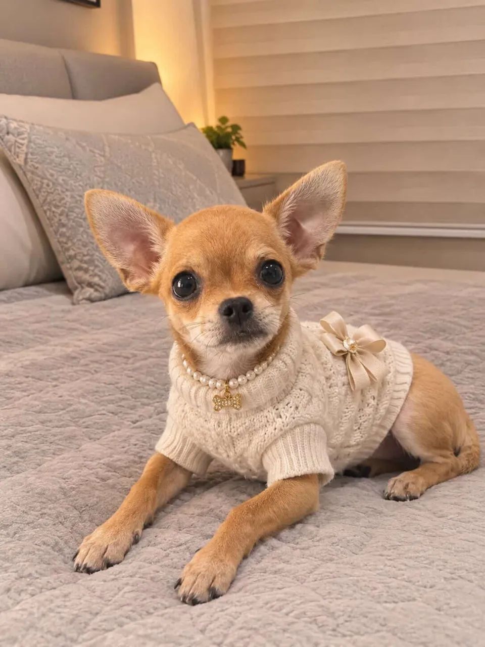 Chihuahua macho com pedigree CBKC  - Foto 4