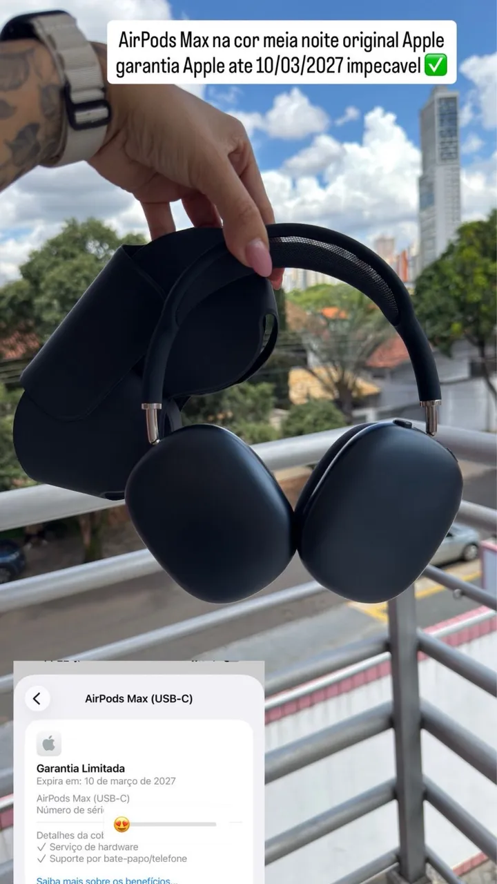 Airpods Max Midnight USB-C - Fones de Ouvido - Setor Leste