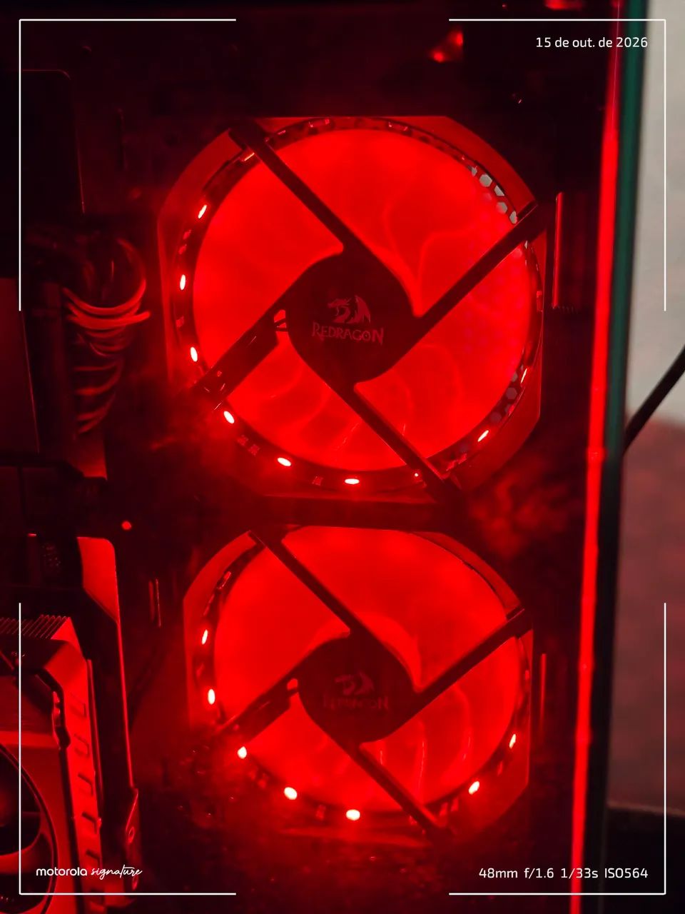 Kit 5 coolers - 3 Redragon e 2 Aerocool (ventoinhas desktop) - Foto 2