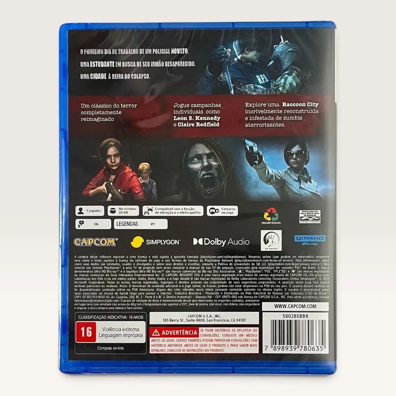 Resident evil 2 remake PS5 (Lacrado)  - Foto 2