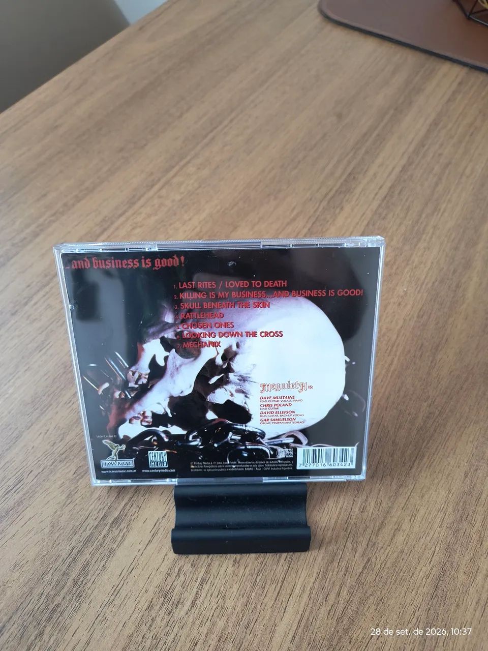 CD- Megadeth -Killing os My Business... ( Importado Argentina) - Foto 2